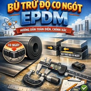 Illustration of Bù trừ độ co ngót EPDM: Hướng dẫn toàn diện, chính xác