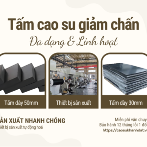 Giới thiệu về tấm cao su giảm chấn