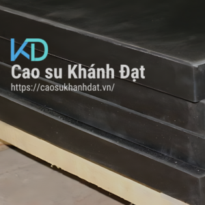 Mặt cắt tấm cao su giảm chấn