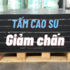 Tấm cao su giảm chấn