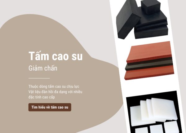 Ưu điểm của tấm cao su giảm chấn